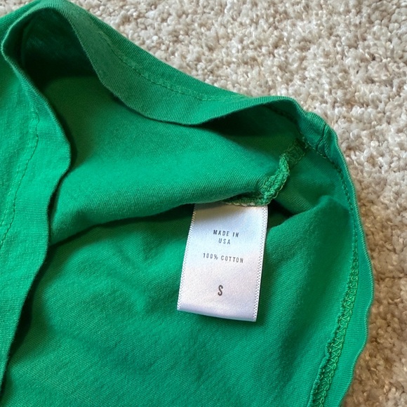 Anthropologie Green Heart Tee Small - Picture 5 of 6